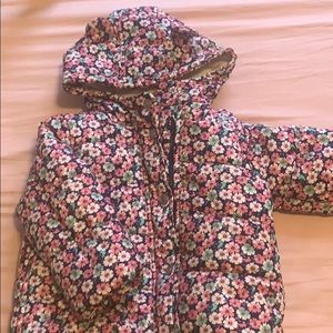 Toddler girl heavyweight ski snow suit 18m